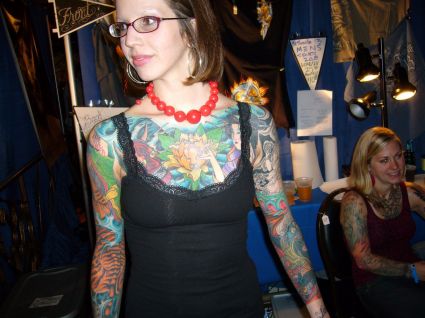 Full Body Picture Tattoo For Girl